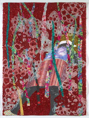 Untitled V (study) by Ebony G. Patterson, 2014