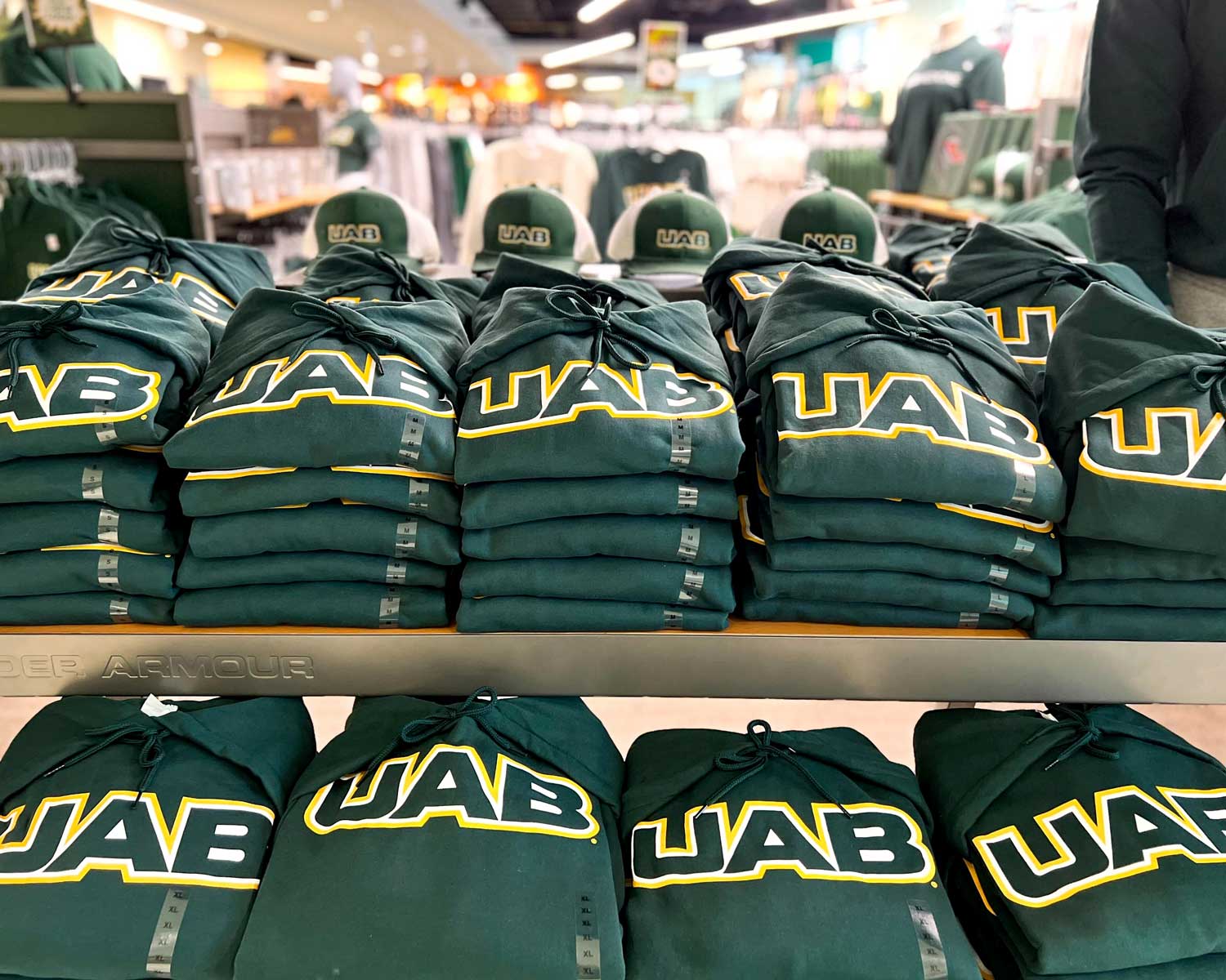 Image of UAB Merchandise at a store