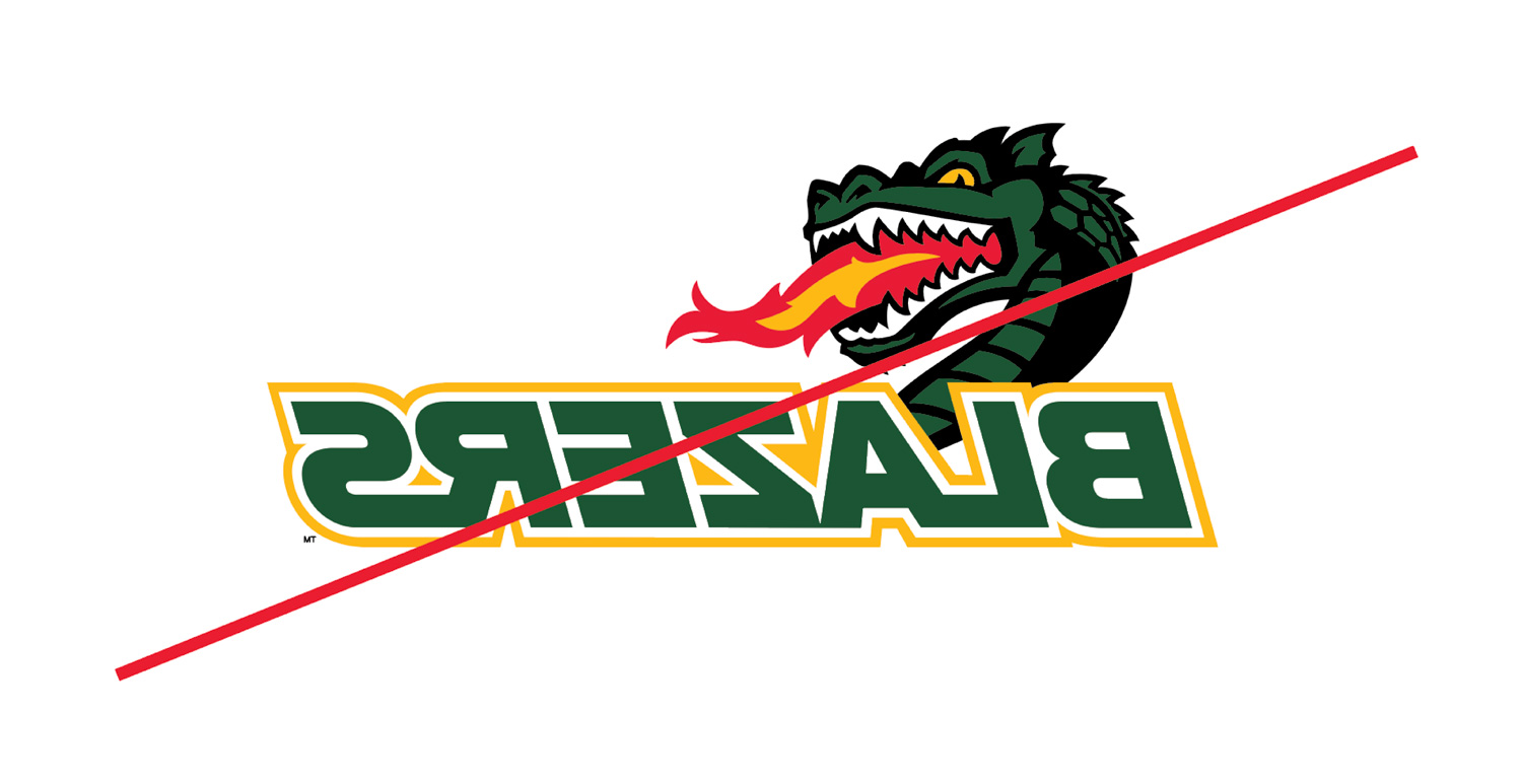 Graphic showing Blaze with Blazers Inappropriate Use 3