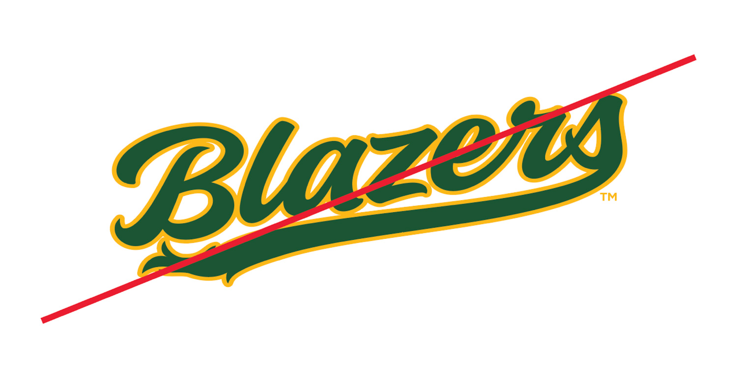 Graphic showing blazers script Inappropriate Use 1