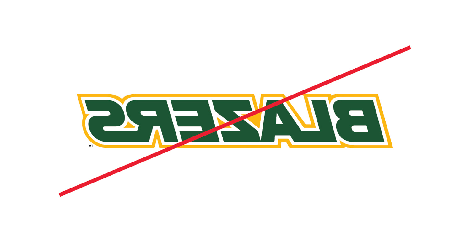 Graphic showing Blazers Wordamark Inappropriate Use 4