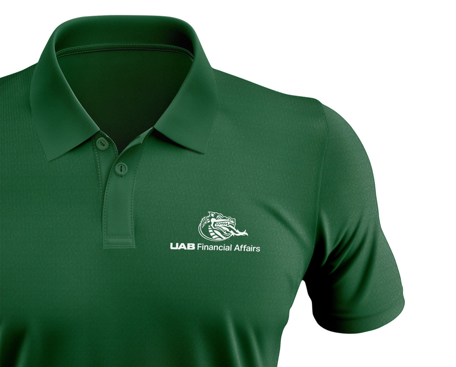 Graphic showing layout 4 on polo shirt 2