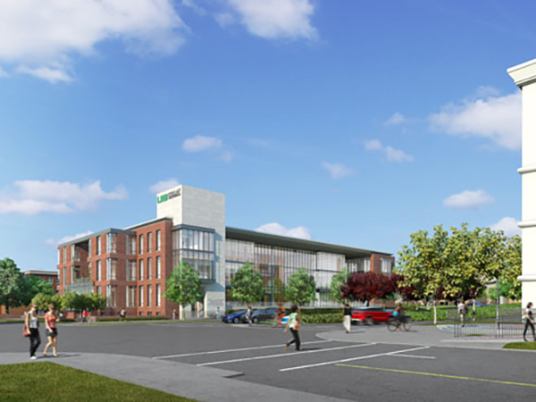 Architect's rendering of the new Collat building.