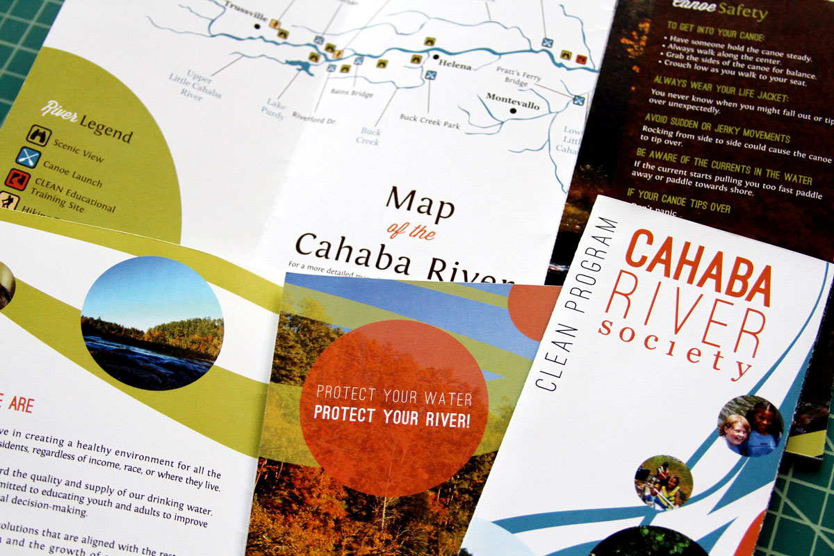 Cahaba River Society brochures
