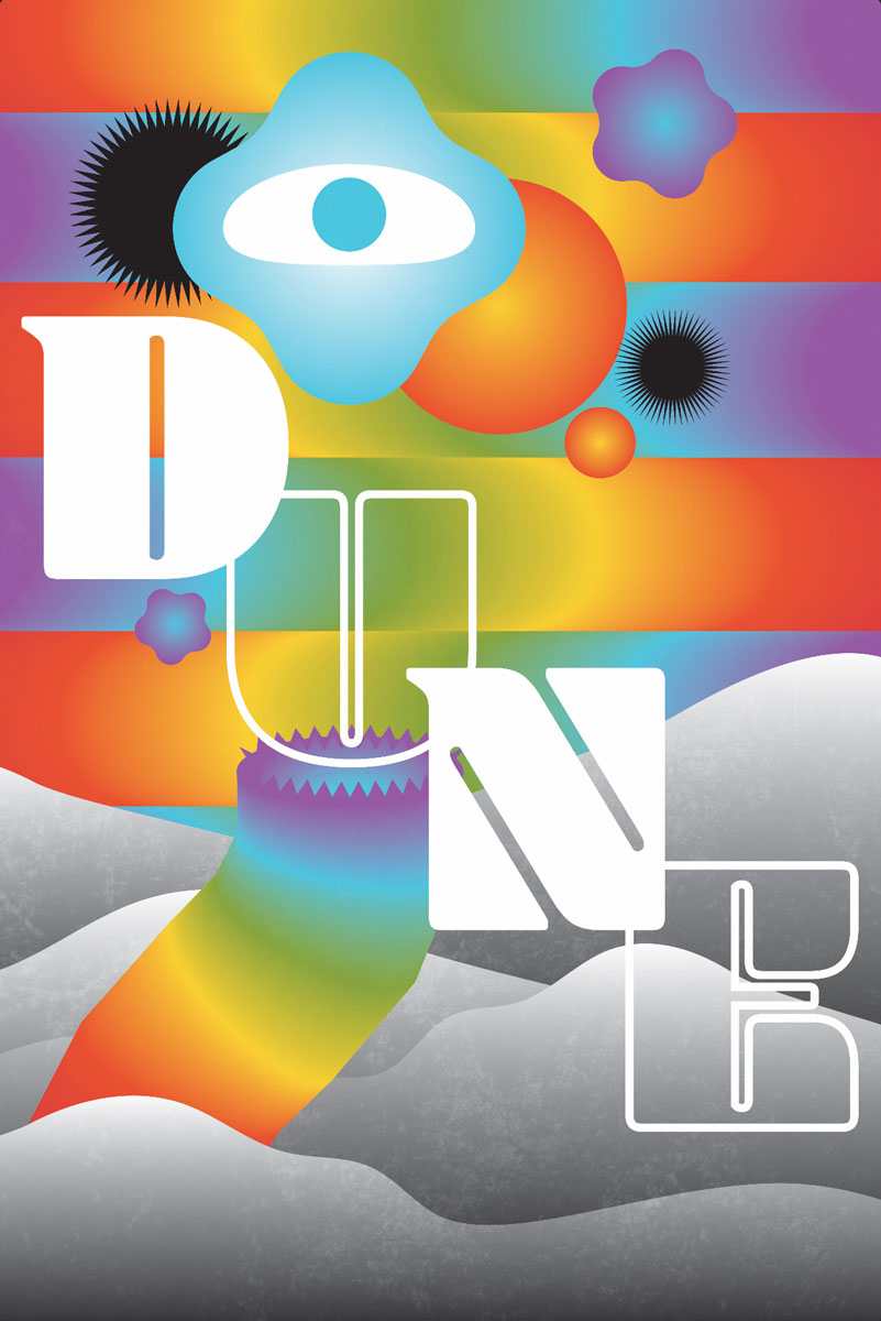 Psychadelic Dune movie poster