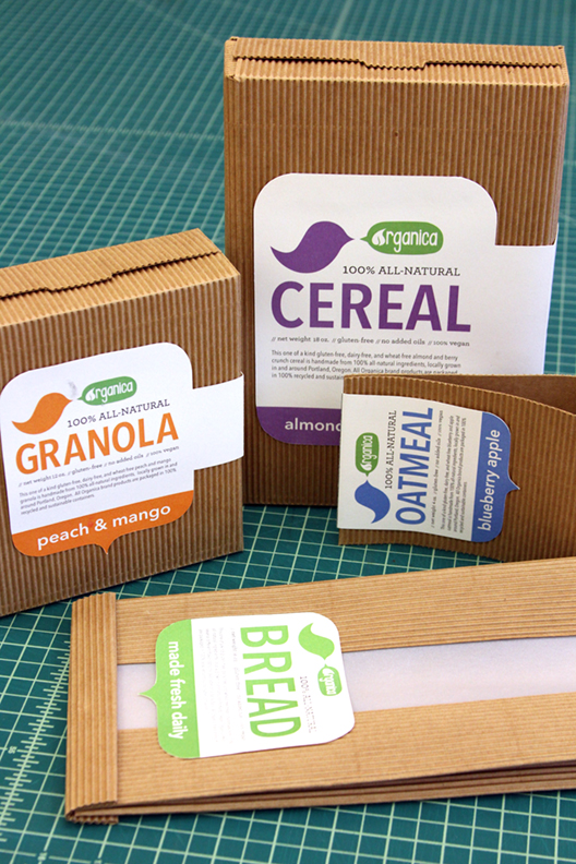 Organica product labels