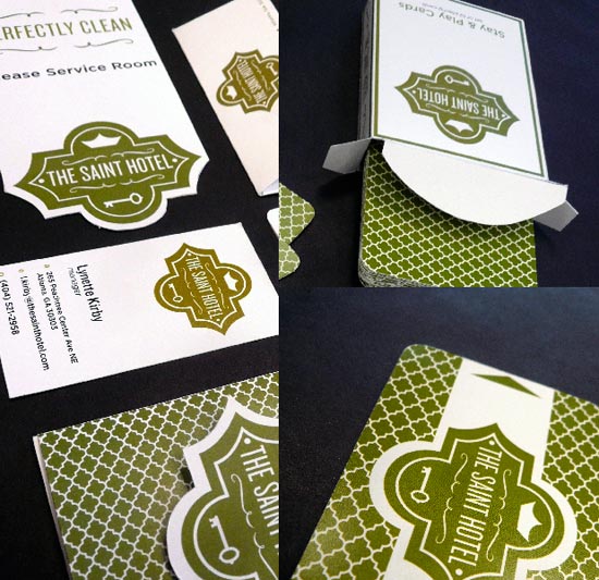 The Saint Hotel materials