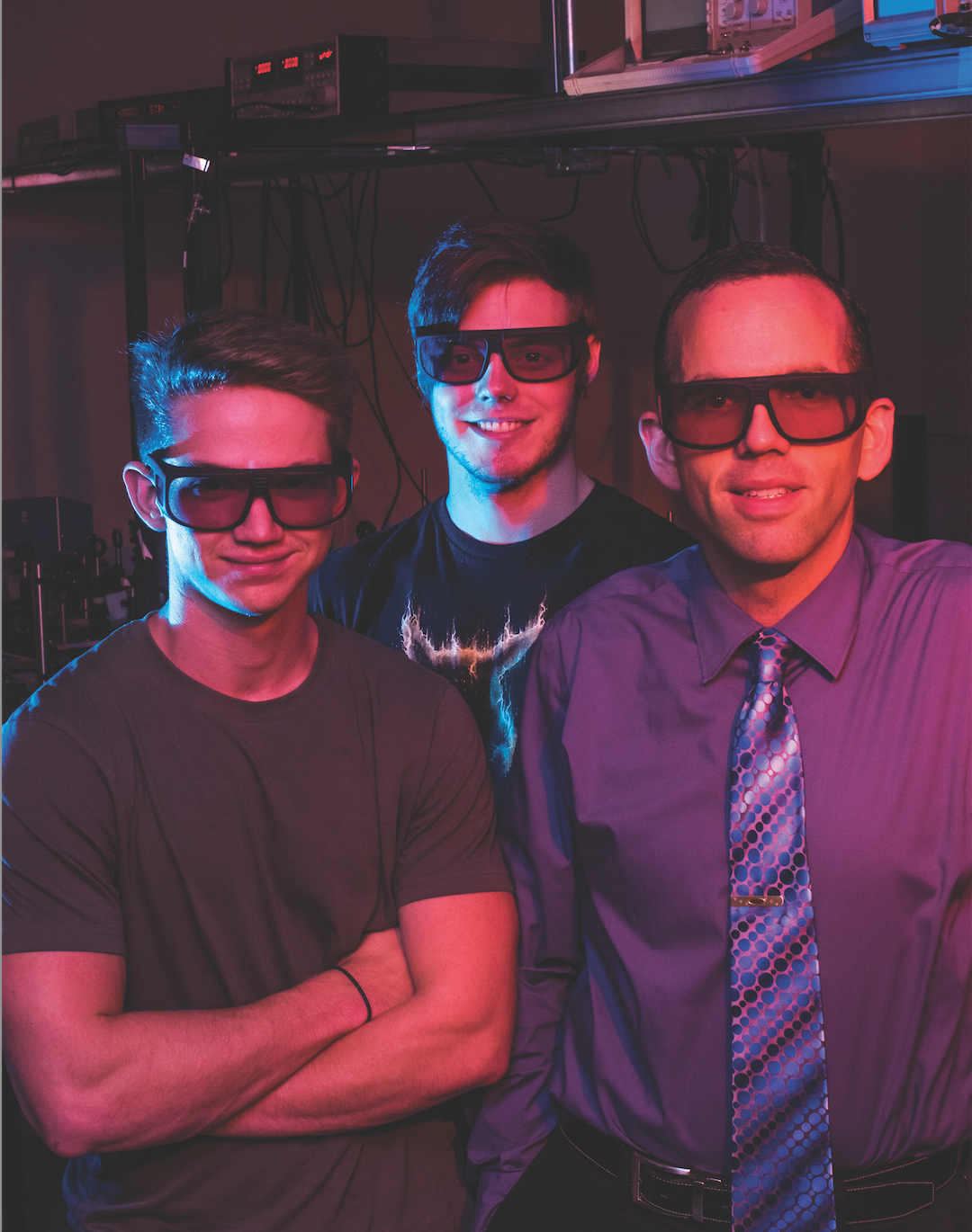 Aiden O’Beirne, Luke McClintock, and Dr. David Hilton