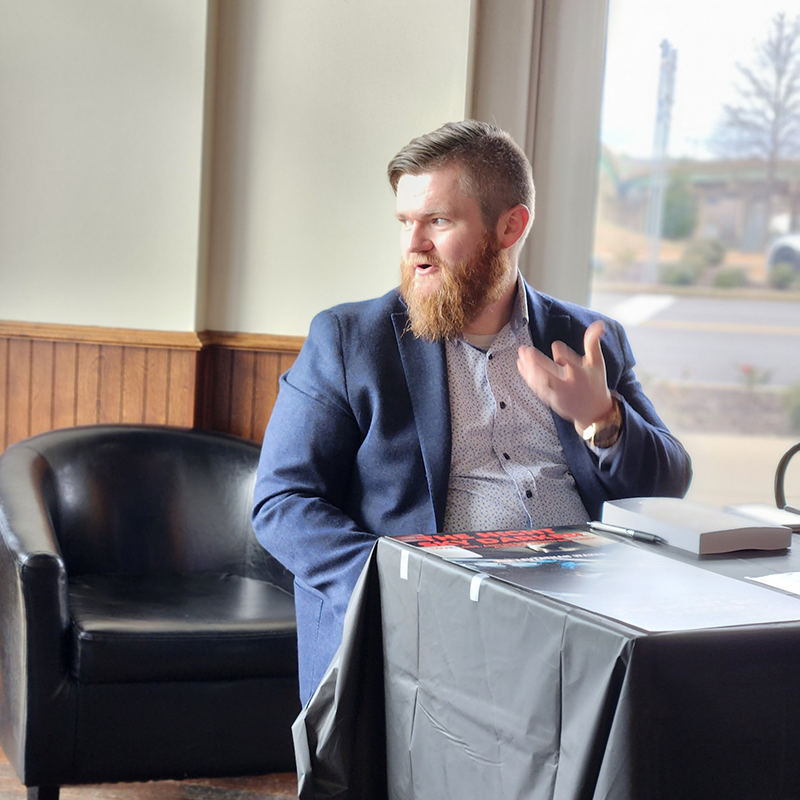 Photo of Jonathan Buchwalter speaking