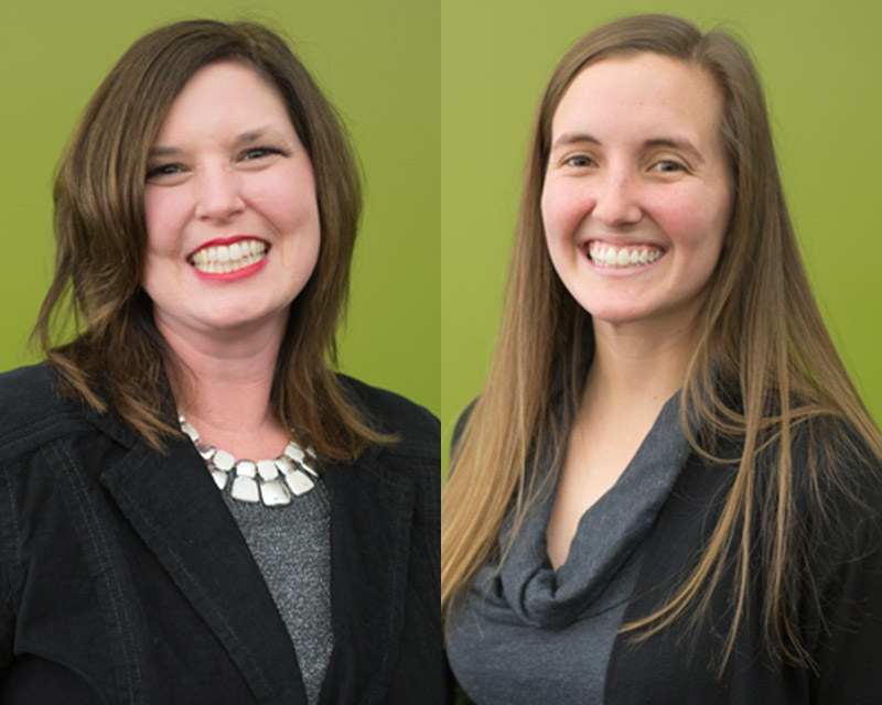 Deborah Littleton and Whitney Woodard