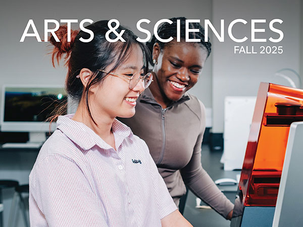Fall 2024 Arts & Sciences magazine cover
