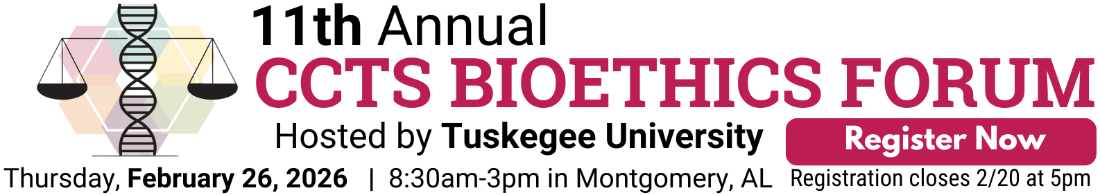 2026 Bioethics Forum - Register Now