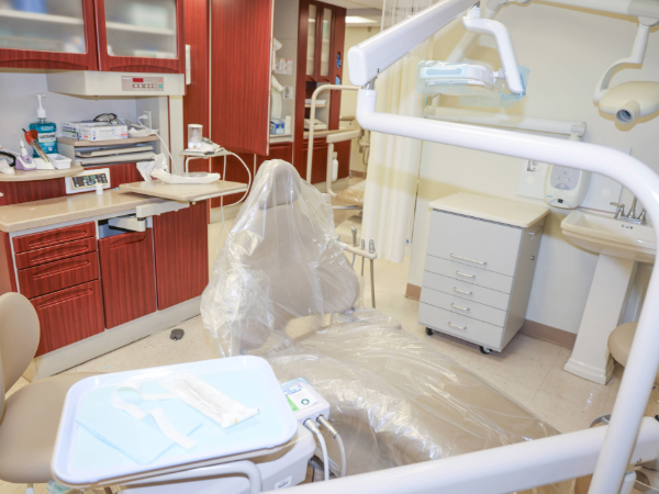 A dental chair in the Fair Haven Dental Clinicpng