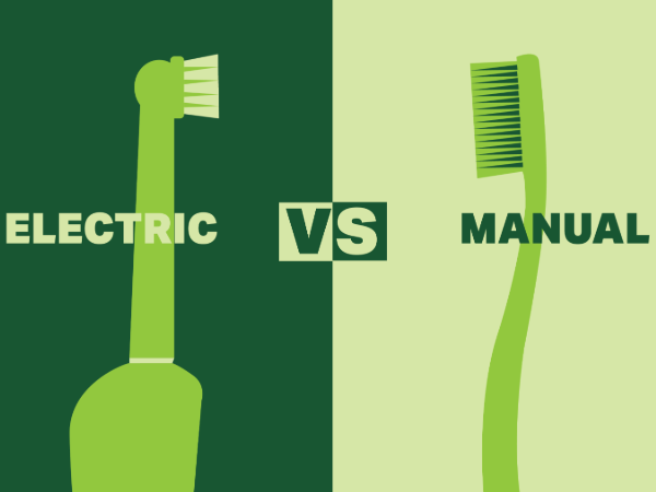 Electric Vs Manual Toothbrush graphic