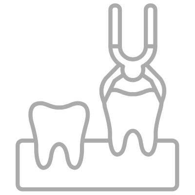 Tooth extraction icon
