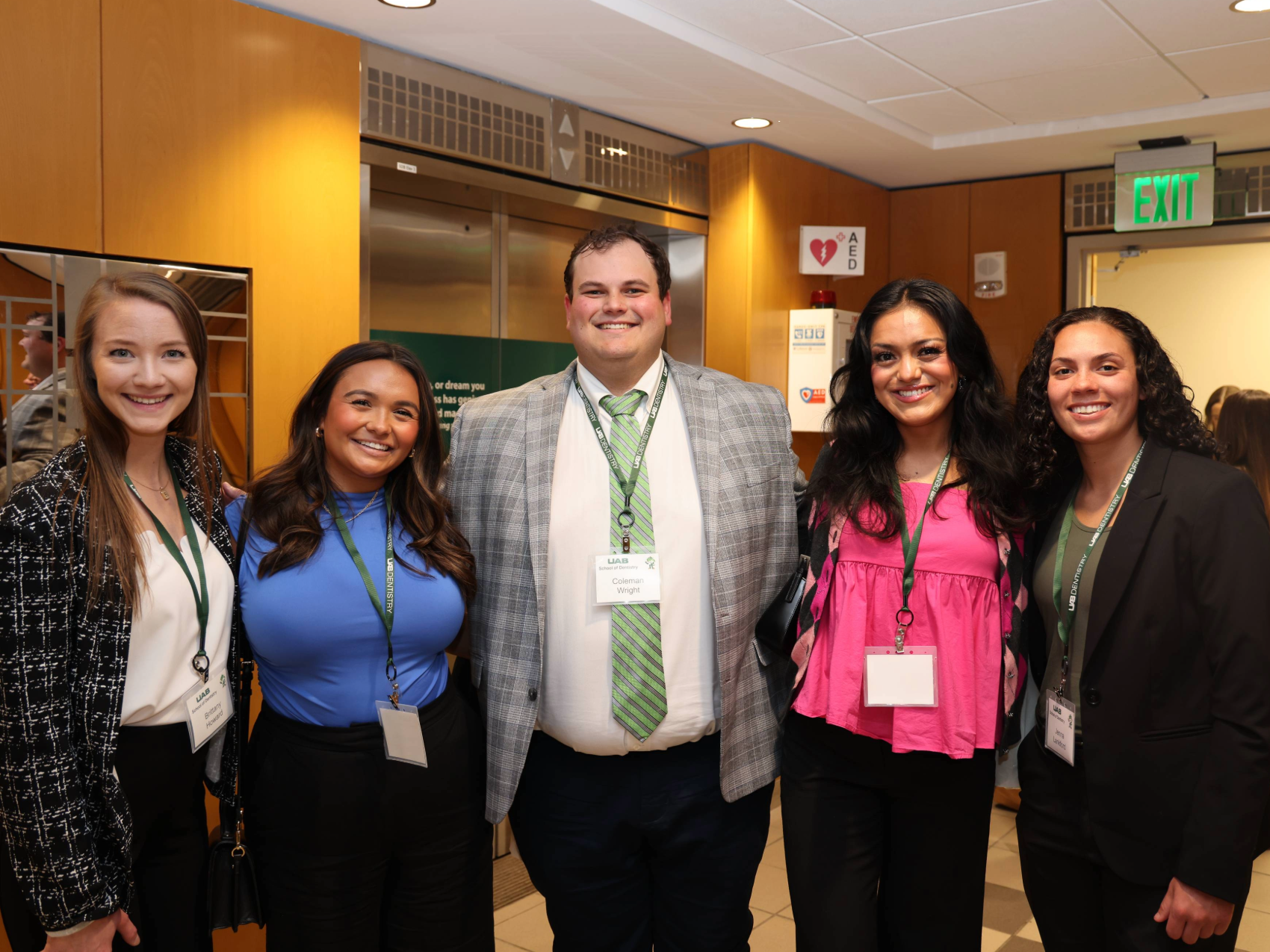 A group of incoming D1 students participating in activities and orientation on Welcome Day
