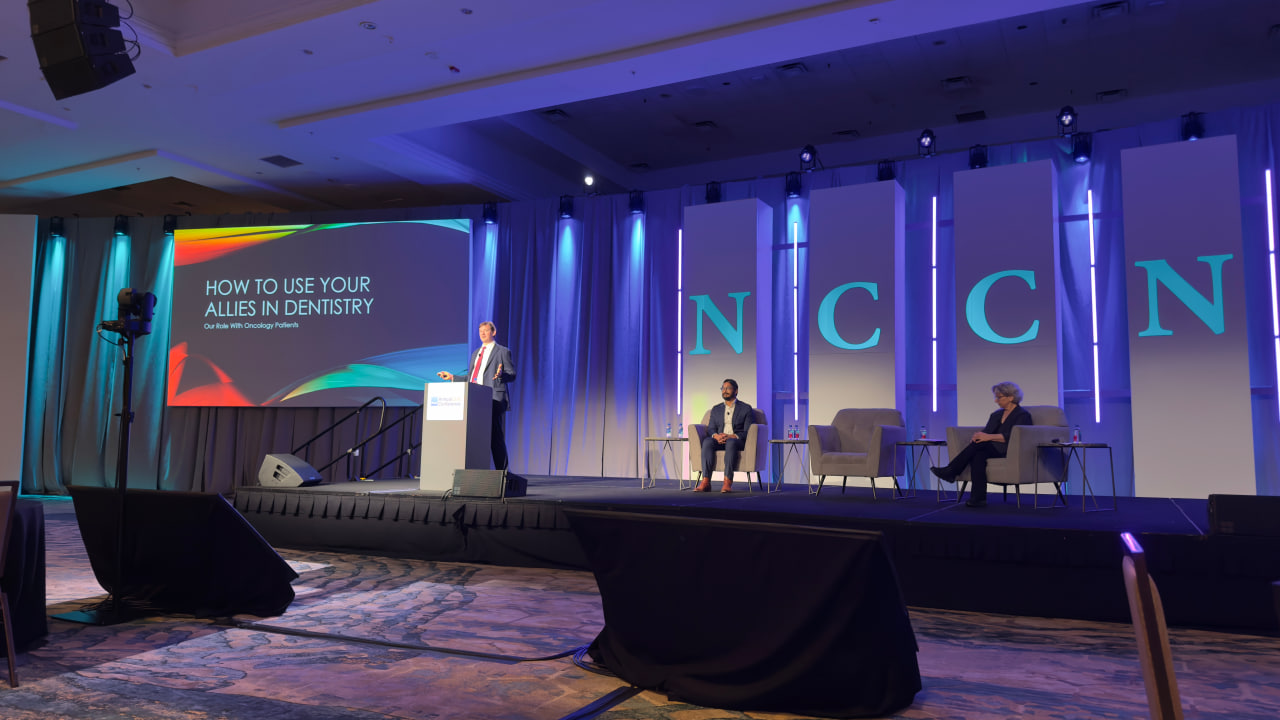 Dr. Kase presenting at NCCN Annual Meeting