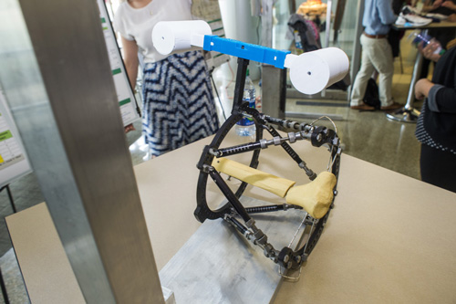 A design on display at the BME Research Symposium Poster Session.