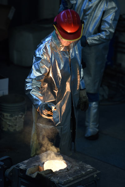 Man working at MPAD facility.
