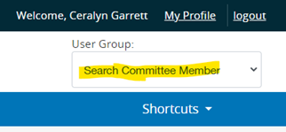 screenshot of member page