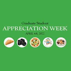 Graduate Student Appreciation Week Logo.