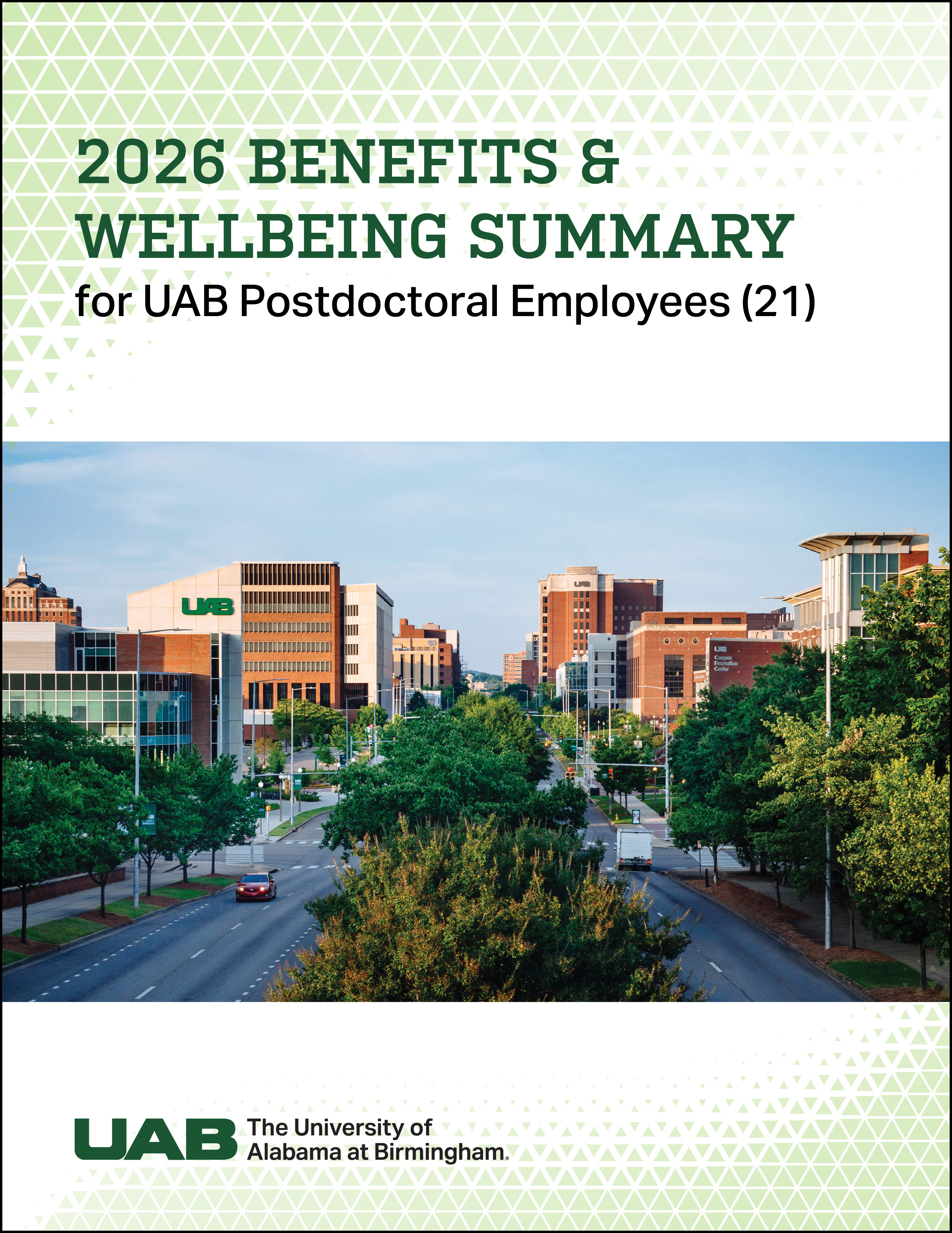 Summary for UAB Post Doctoral Employees (21)