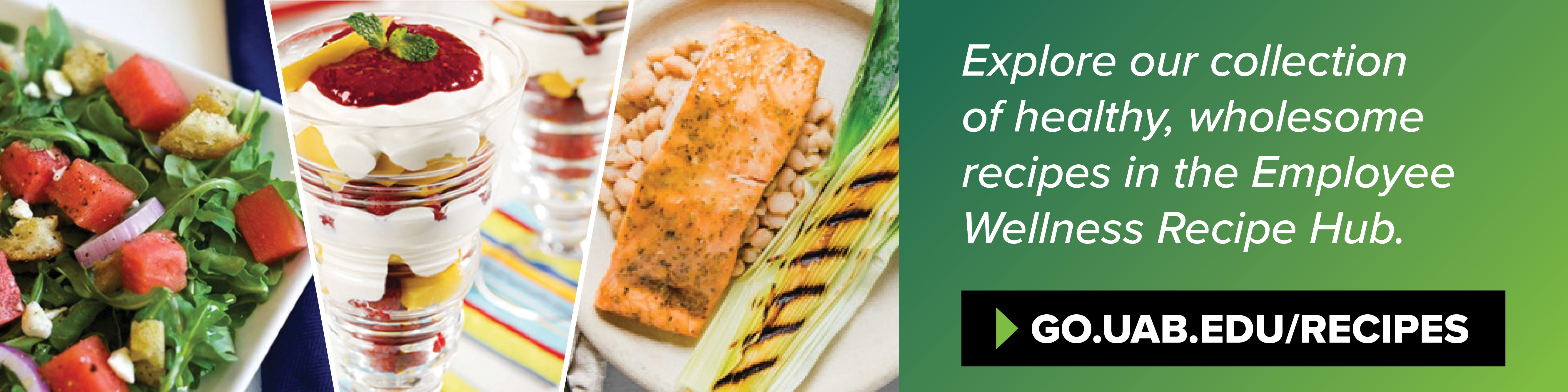 Explore our collection of healthy, wholesome recipes in the Employee Wellness Recipe Hub.