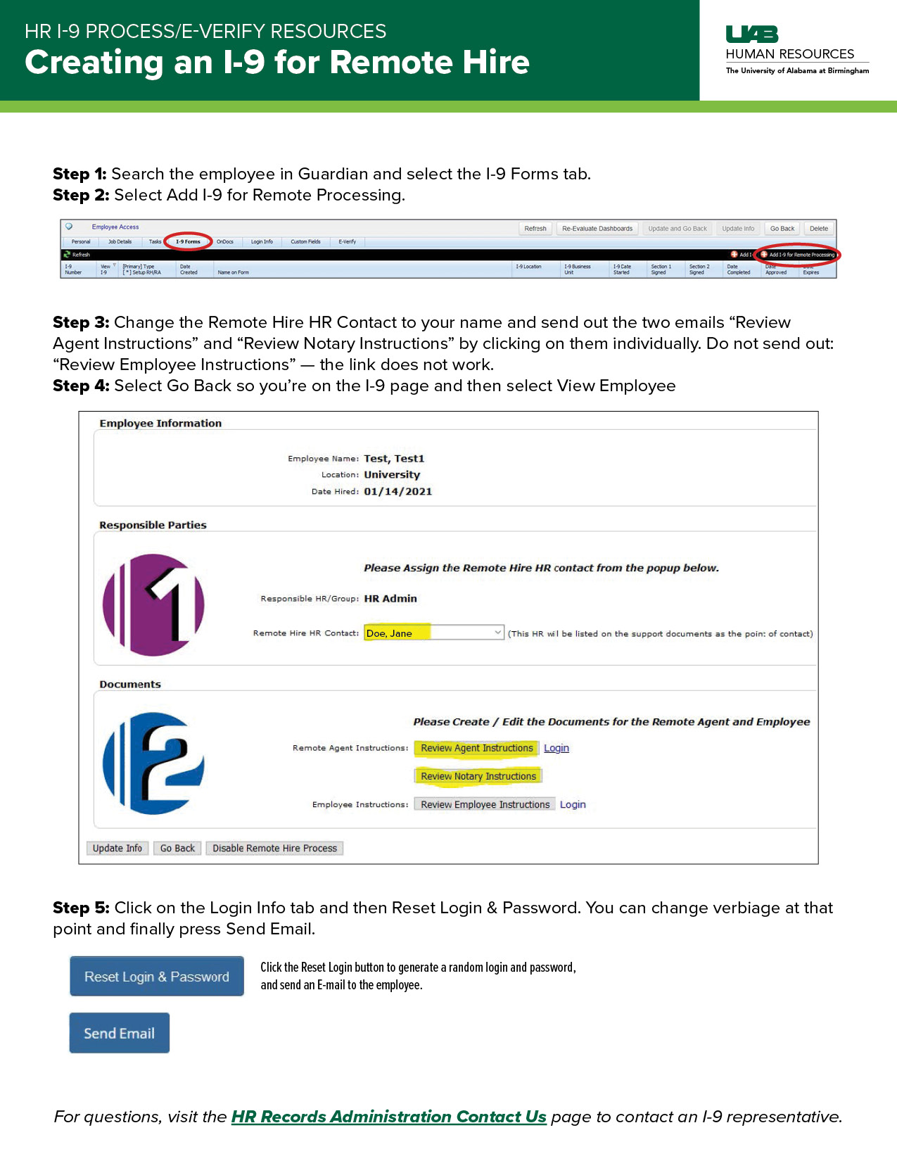 Creating an I-9 for Remote Hire
