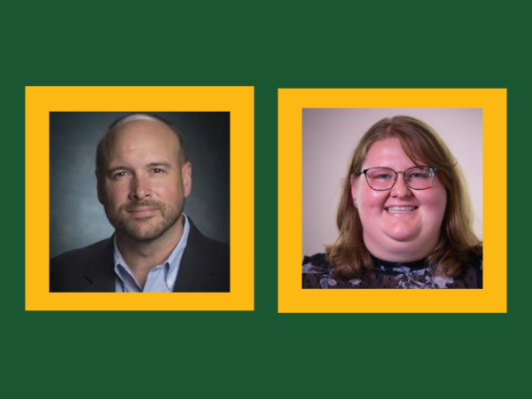 Jason Warram, Ph.D., and graduate student Abbigael Eli