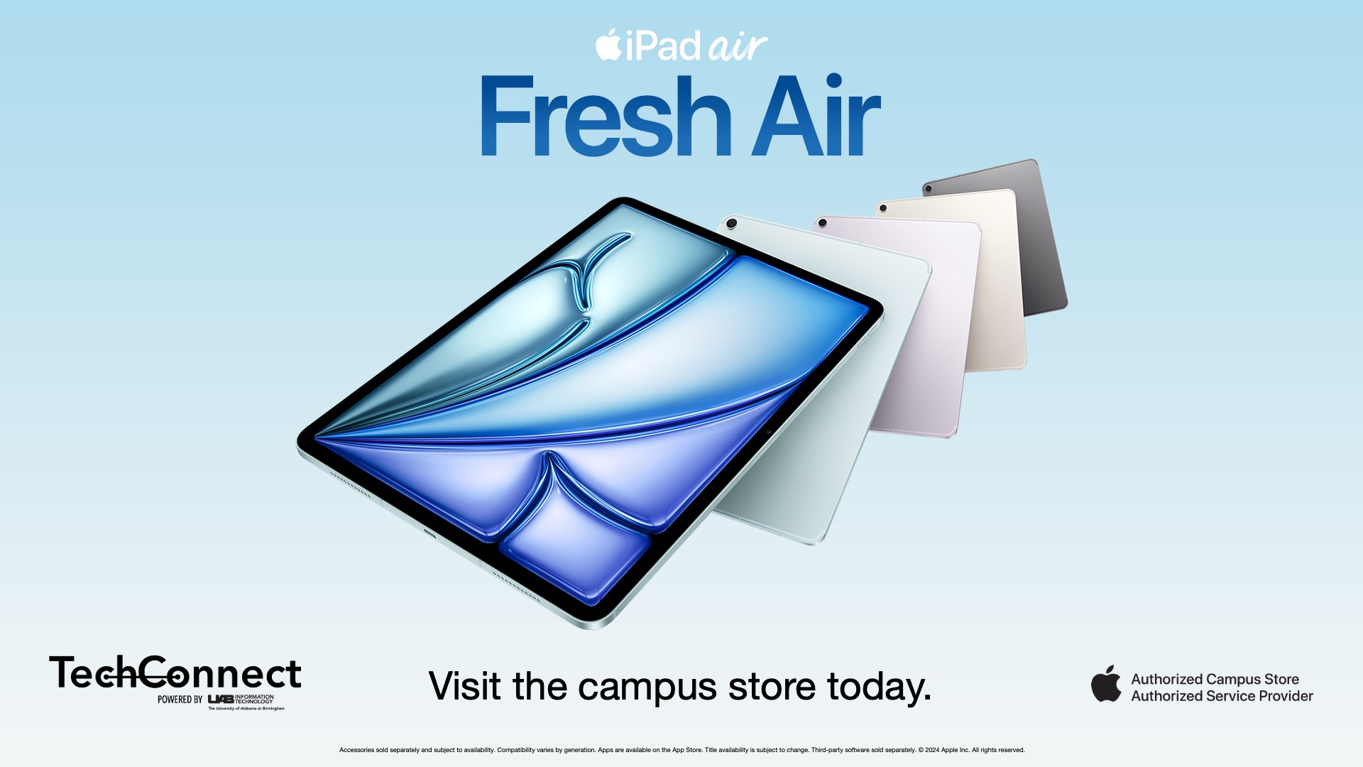 iPad air. Fresh Air.