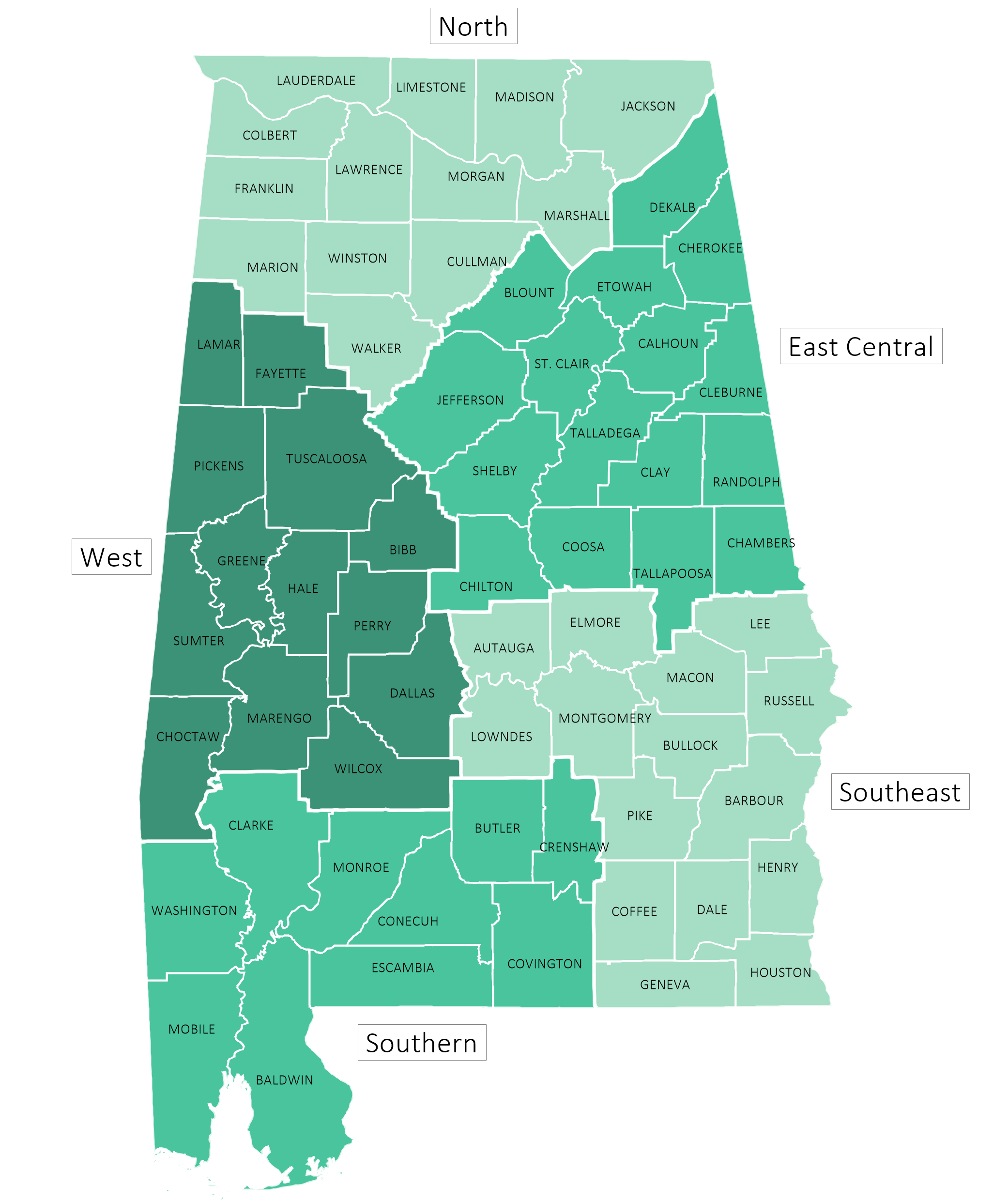 AHEC StateMap