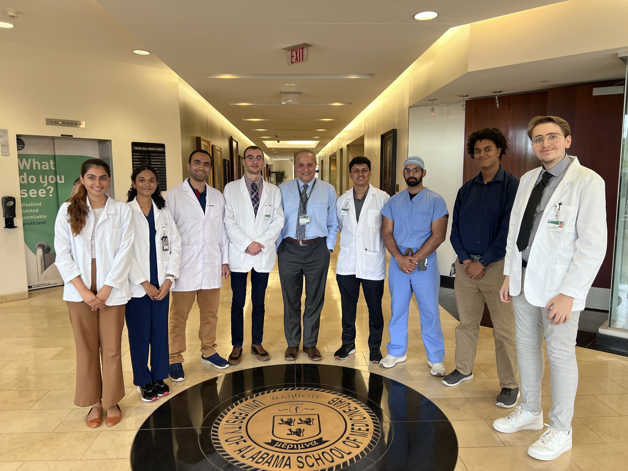UAB School of Medicine sign