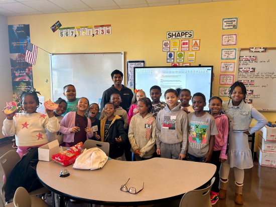 Rishi and students