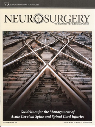 Guidelines for the Management of Acute Cervical Spine and Spinal Cord Injuries