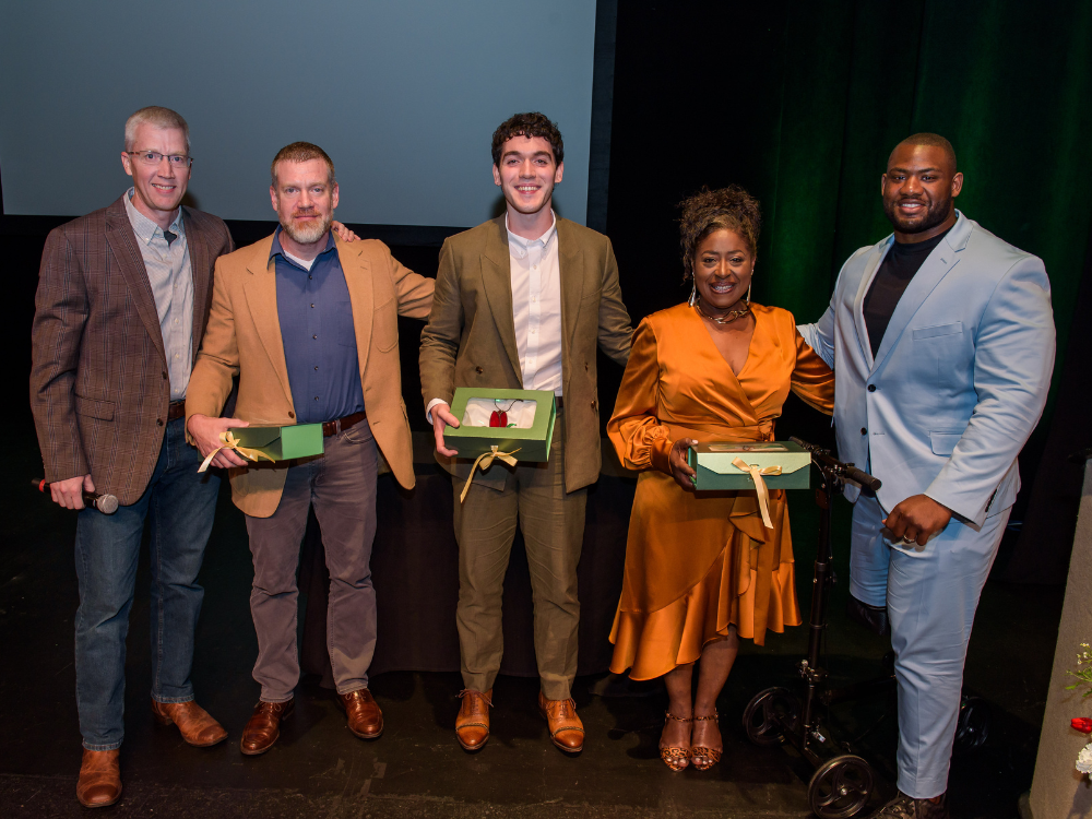 UAB Trauma care team with emcee KD Hill