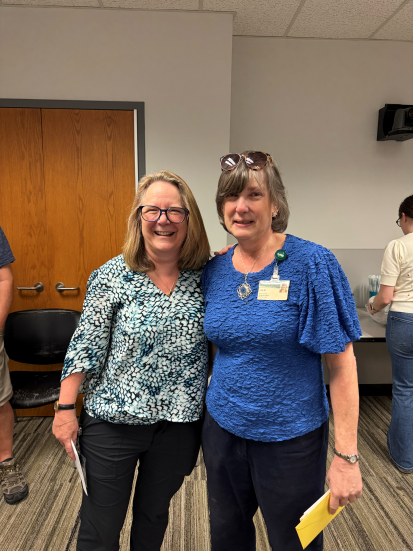Julie Decker and Dr. Frances Lund
