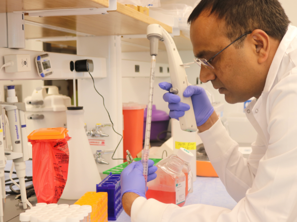 Researcher in Turner Lab
