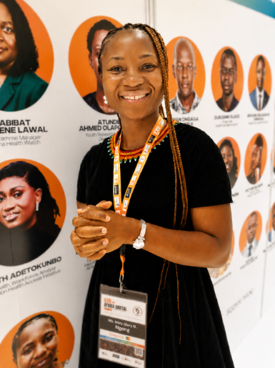 Mary Glory N. Ngong at the 2026 ADHS Conference.
