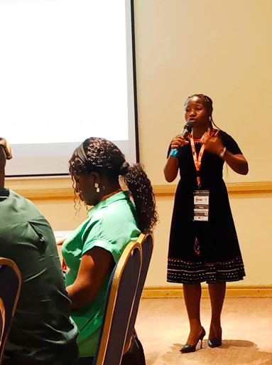 Mary Glory N. Ngong presenting at the 2026 ADHS Conference