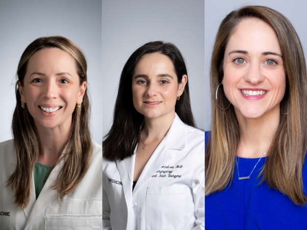 Headshots of Anne Kane, Stefania Goncalves, and Jessica Grayson