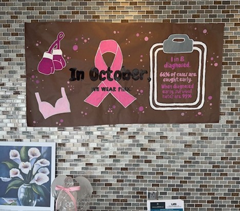 pink party banner