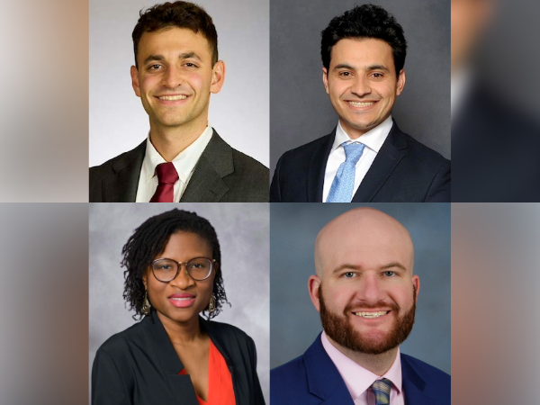 Urology incoming residents: Mitchell Finkelstein, Adam Martinez, Vanessa Ogbuji, Edward “Brody” Rhodes