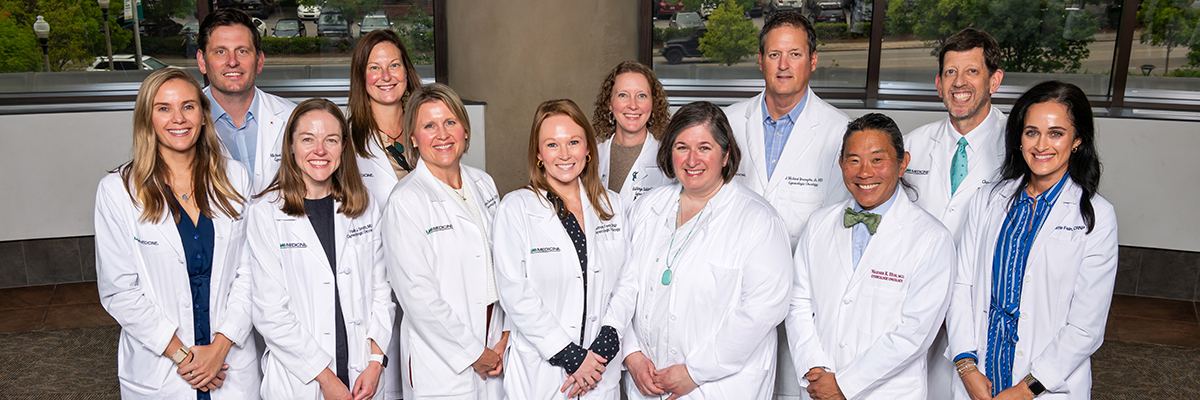 Faculty and staff in the division of gynecologic oncology