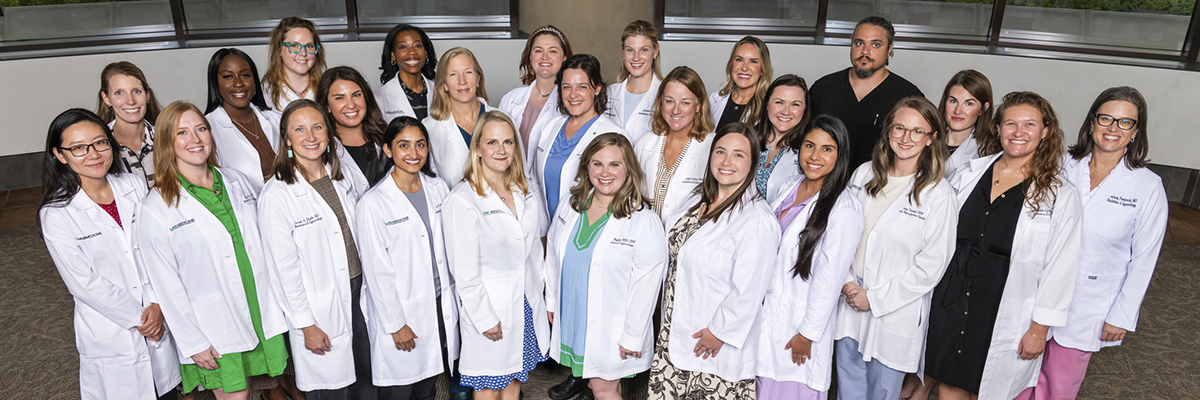 Staff and faculty in the division of women's reproductive healthcare