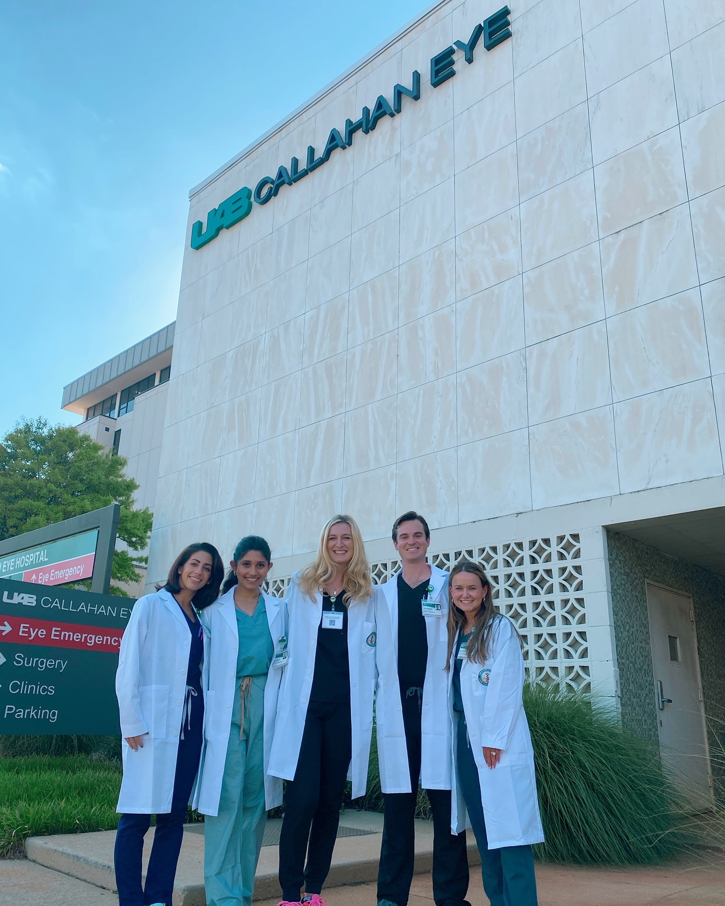 Sophia Bertot, M.D., Deepika Kubsad, M.D., Savannah Cottom, M.D., Lee Bowman, M.D., and Alex King, M.D.