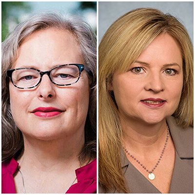 Karen Cropsey, Psy.D., (left) and Karen Gamble, Ph.D. (right)
