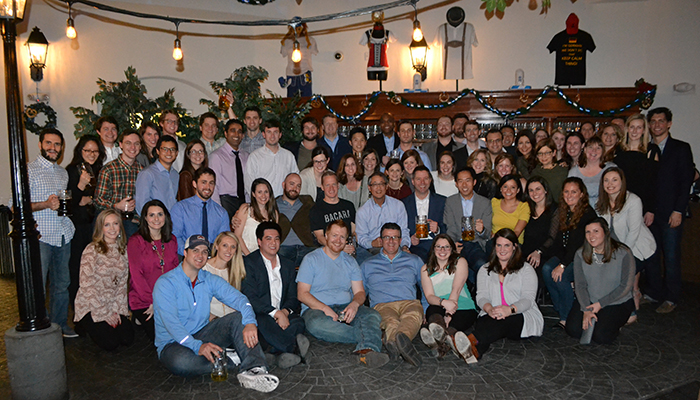 The UAB Department of Surgery takes a break from the 12th Annual Academic Surgical Congress at Hofbrauhaus in Las Vegas on Feb. 7, 2017.