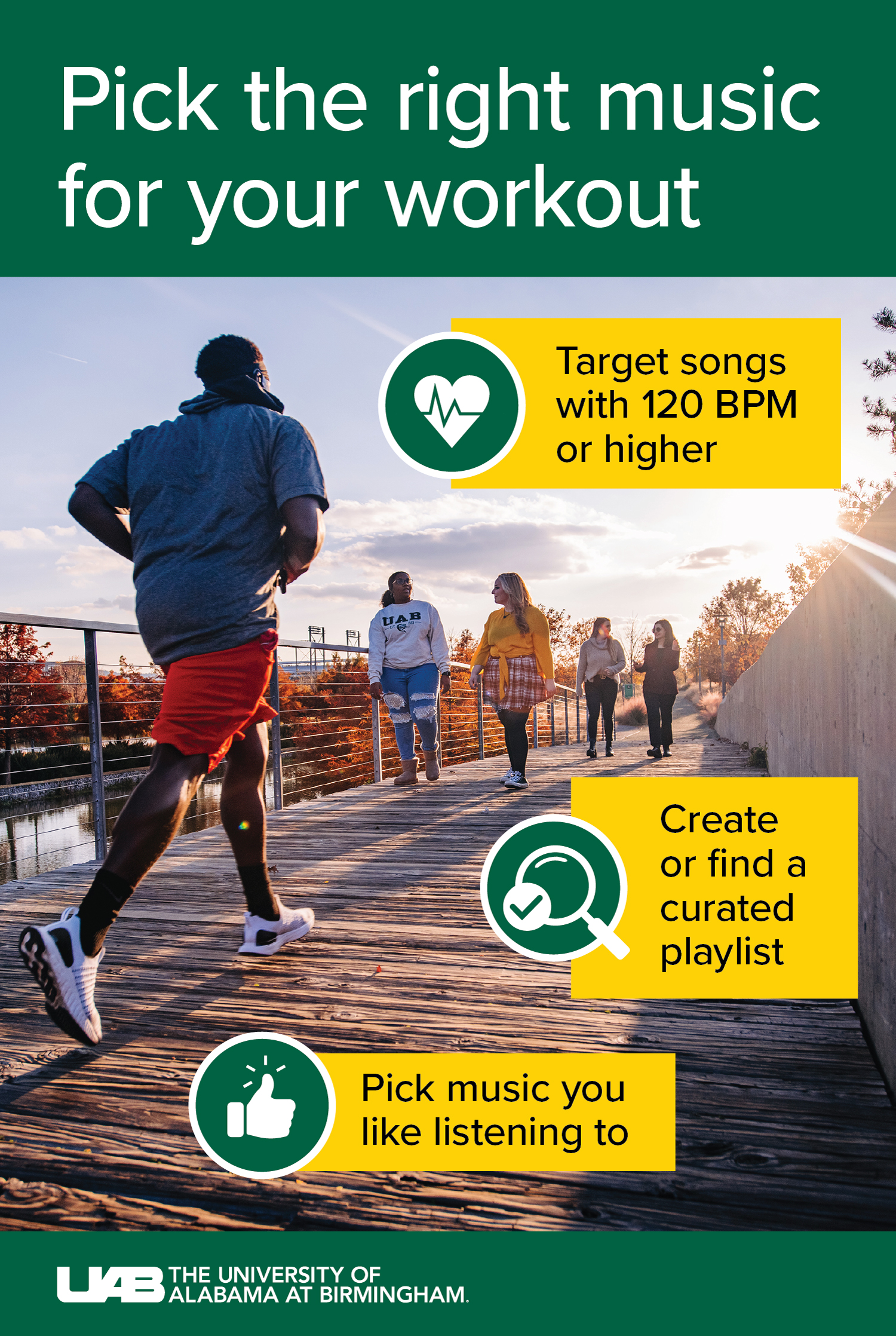 Exercise and Music graphic1