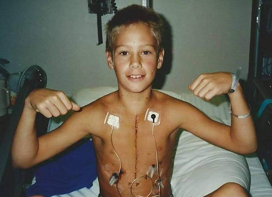 Sick kid inside