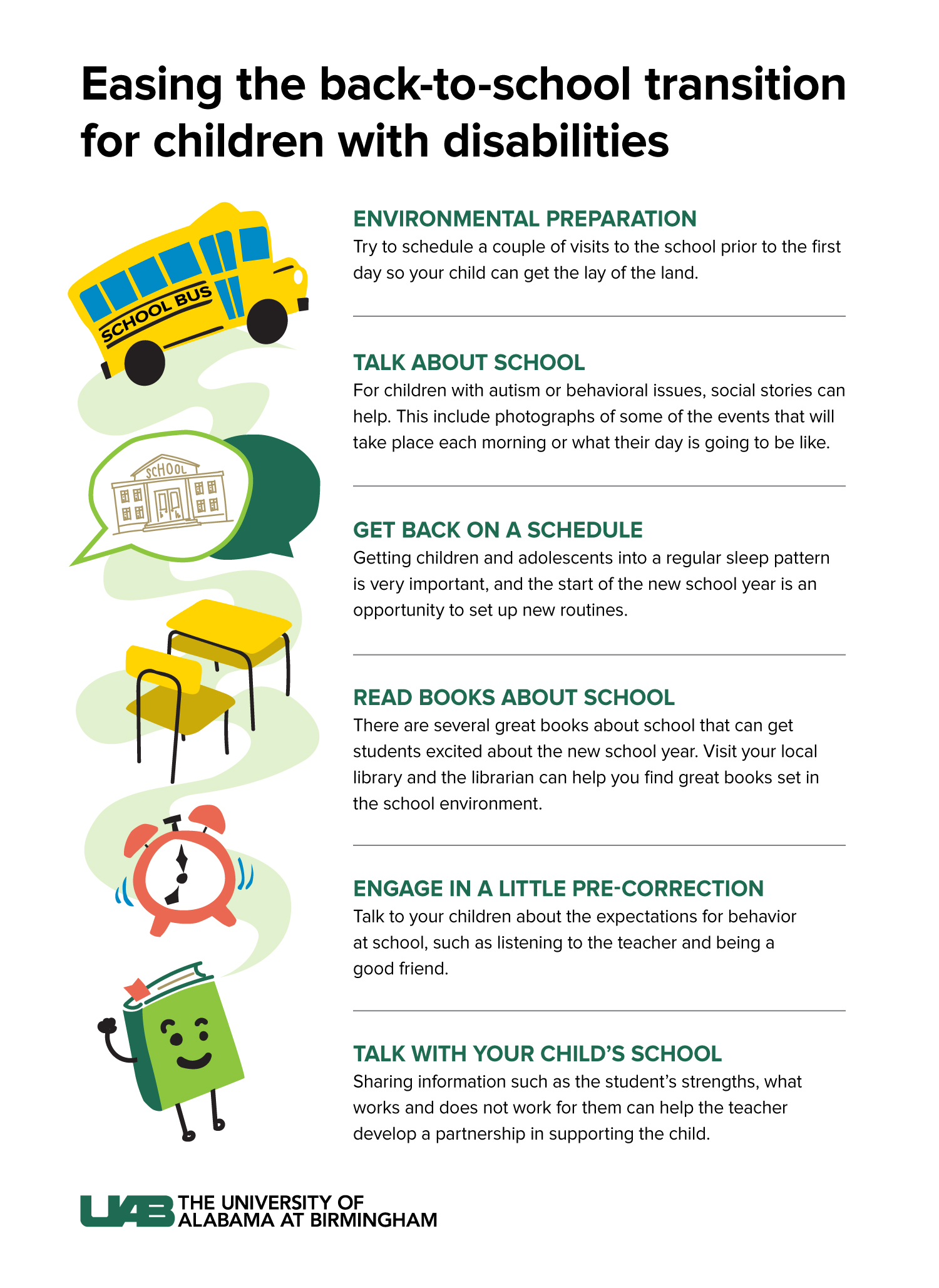 back to school transition for children with disabilities